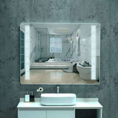 LED Bathroom Mirror Wall Mounted Light Large Dimmable LED Makeup Vanity mirror cabinet